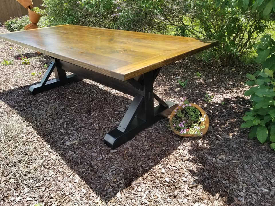 beautiful handmade table