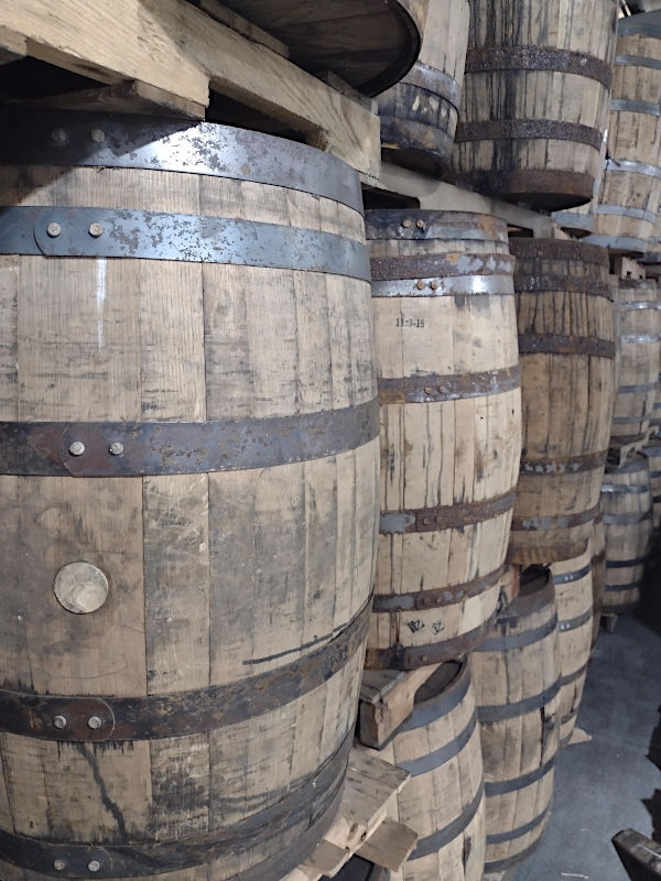 whiskey barrels